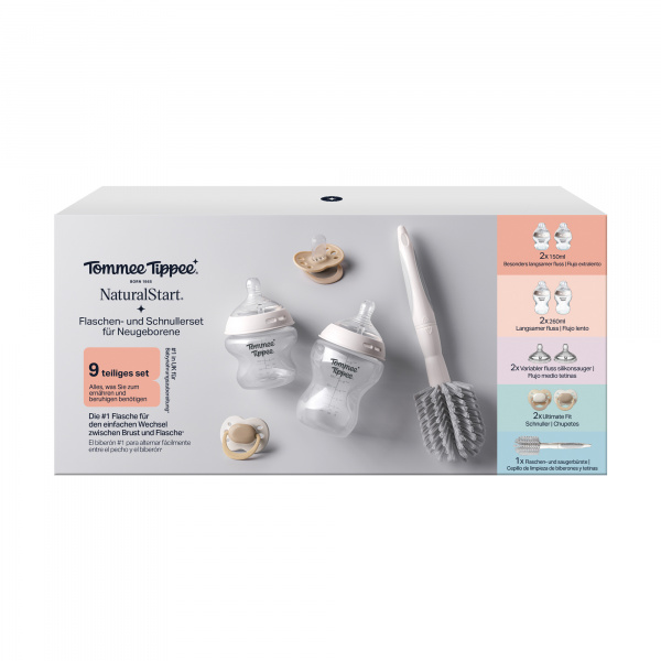 Coffret de naissance avec biberons natural start Tommee tippee