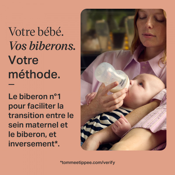 Ot de 2 biberons anti-colique natural start 340 ml Tommee tippee