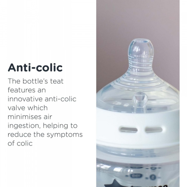 Lot de 6 biberons closer to nature 260ml Tommee tippee