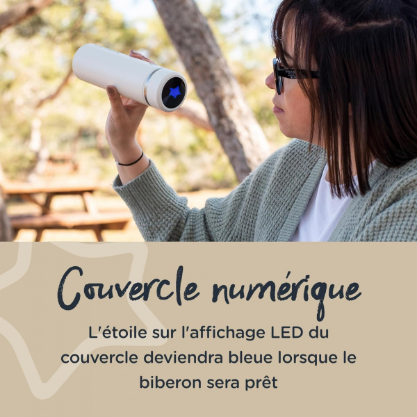 Préparateur de biberons nomade goprep, thermos refroidisseur Tommee tippee