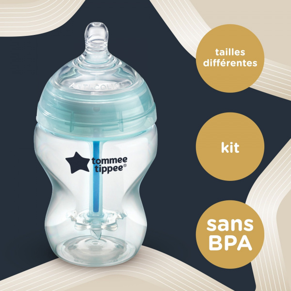 Kit de naissance anti colique avancé Tommee tippee