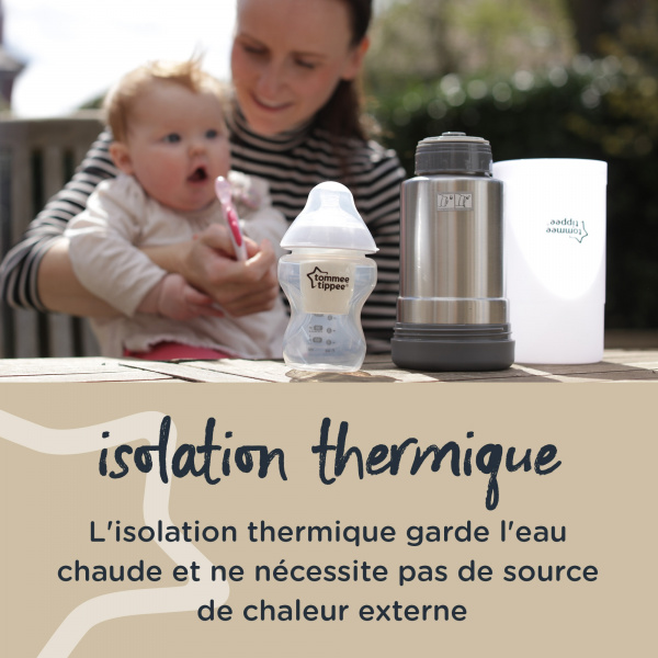 Chauffe biberon et petits pots de voyage Tommee tippee