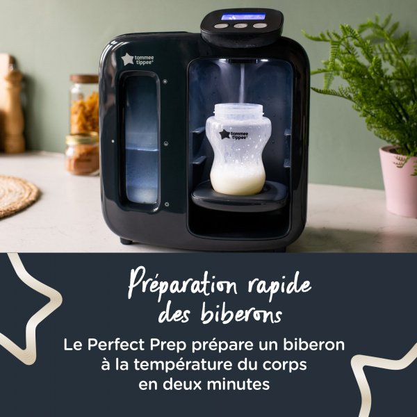 Préparateur biberon perfect prep day & night noir Tommee tippee