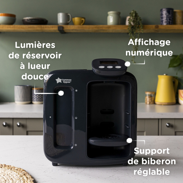 Préparateur biberon perfect prep day & night noir Tommee tippee