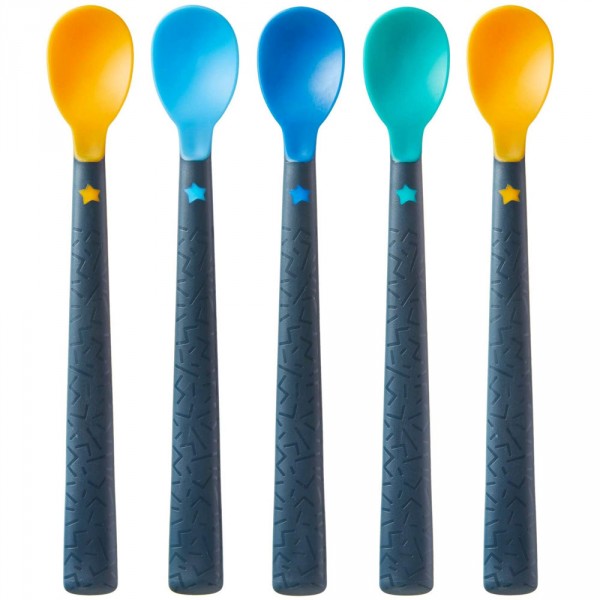 Lot de 5 cuillères d'apprentissage 4m+