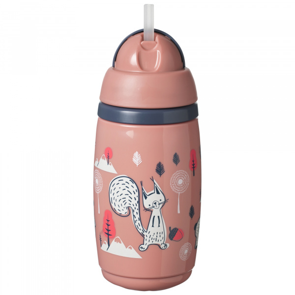 Tasse isotherme à paille 266ml 12m - rouge Tommee tippee