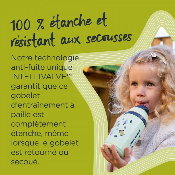Tasse isotherme à paille 266ml 12m - rouge Tommee tippee
