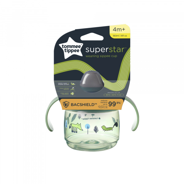Tasse à bec 1er âge 190 ml - vert Tommee tippee