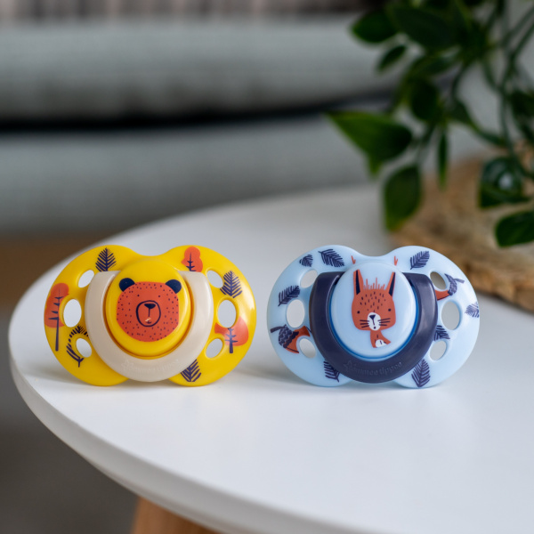 Lot de 2 sucettes closer to nature fun 6-18m Tommee tippee