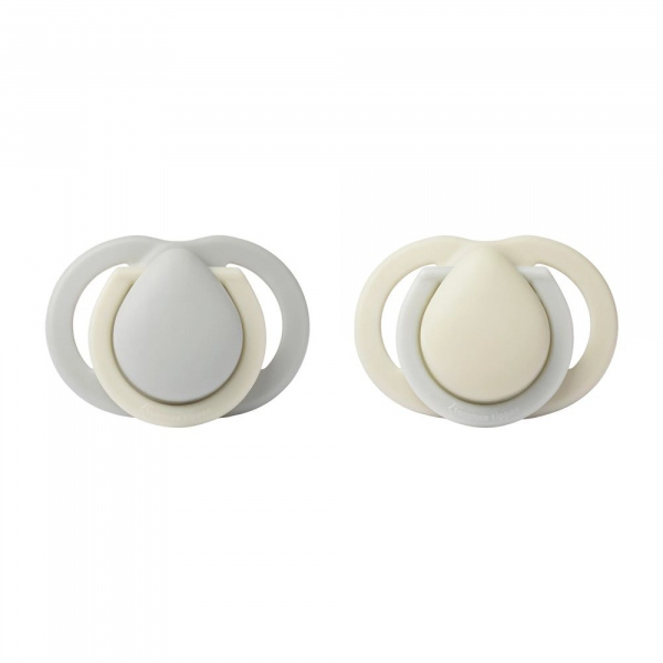 Lot de 2 sucettes en silicone ultra légère 0-6 mois mat Tommee tippee
