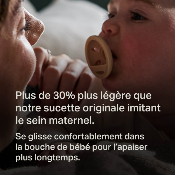 Lot de 4 sucettes imitant le sein maternel 0-6 mois Tommee tippee