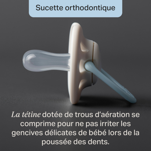 Lot de 4 sucettes bébé 0-2 mois silicone Tommee tippee