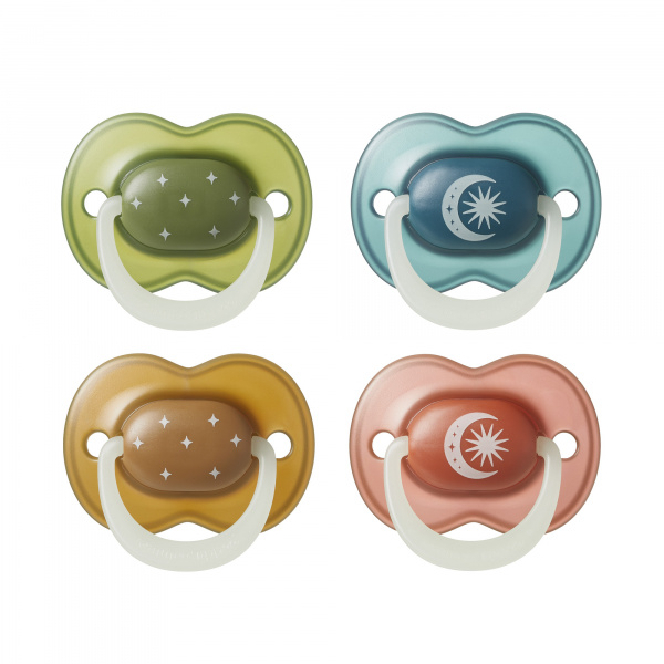 Lot de 4 sucettes nuit phosphorescentes 18-36 mois Tommee tippee