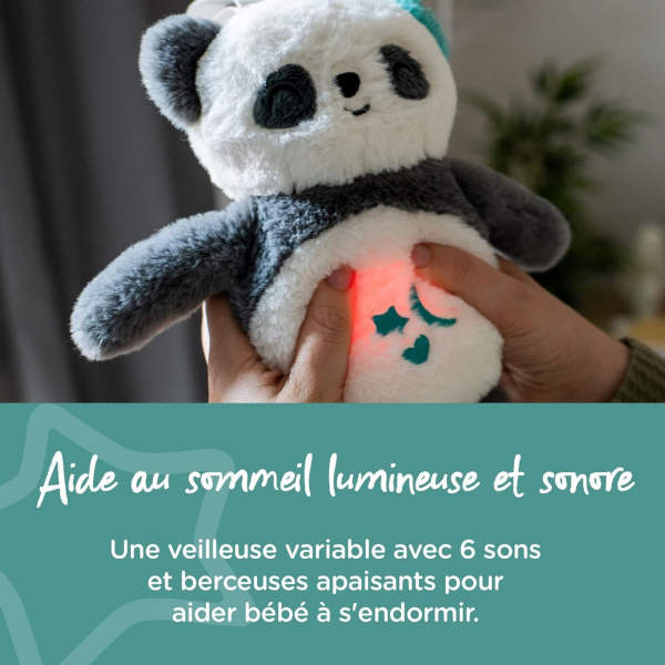 Peluche d'aide au sommeil rechargeable grofriend - pippo le panda Tommee tippee
