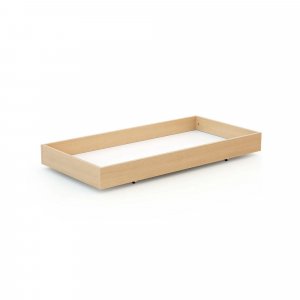 Tiroir de lit bébé en bois essentiel hêtre verni 60 x 120cm At4