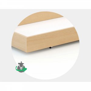 Tiroir de lit bébé en bois essentiel hêtre verni 60 x 120cm At4