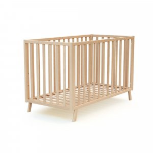 Lit bébé 60x120 hêtre verni At4