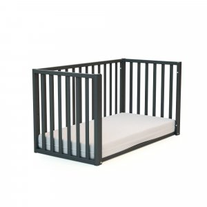 Lit évolutif confort gris graphite 60x120cm At4