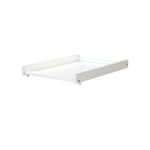 Lit bébé 60 x 120 cm avec plan à langer amovible blanc At4