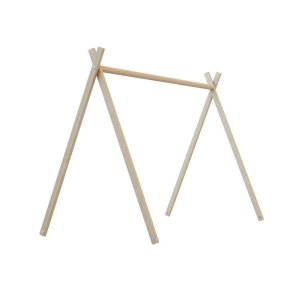 Lit tipi webaby 60x120 en bois hêtre brut At4