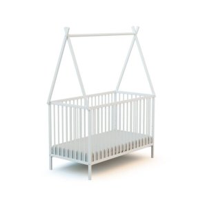 Lit bébé à barreaux tipi webaby 60 x 120 cm At4