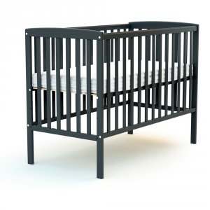 Lit bébé 60x120 confort gris graphite At4