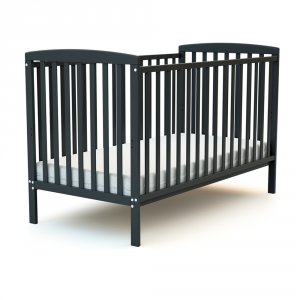 Lit bébé 70x140 confort gris graphite At4