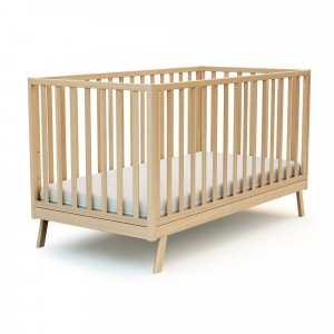 Lit évolutif confort hêtre verni 70x140cm At4