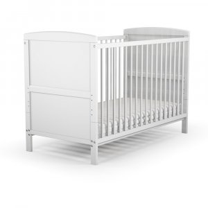 Lit bébé évolutif 60 x 120 cm essentiel blanc At4