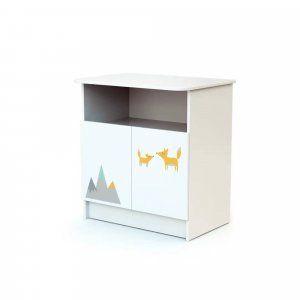 Meuble à langer renard gris At4