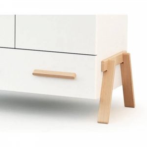 Armoire canaille blanc et hêtre At4