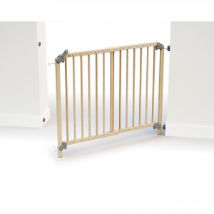 Barrière de sécurité extensible webaby hêtre verni 73-110 cm At4