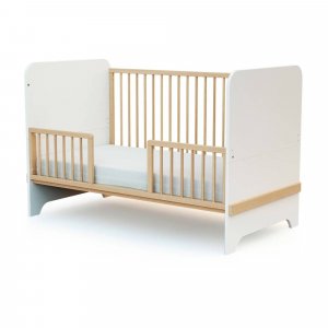 Barrière de lit bébé festive hêtre verni 140cm At4
