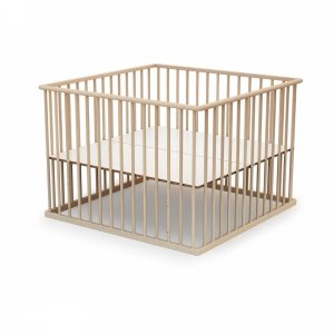 Parc bébé webaby hêtre brut 100x100 cm At4