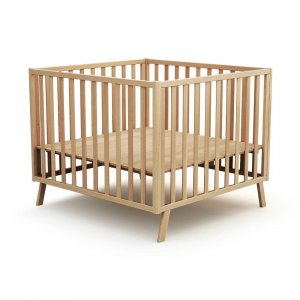 Parc évolutif confort hêtre verni 100 x 100 cm At4