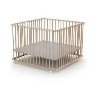 Parc pliant 100x100 hêtre brut At4