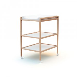 Table à langer double essentiel hêtre verni At4