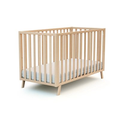 Lit bébé 60x120 hêtre verni
