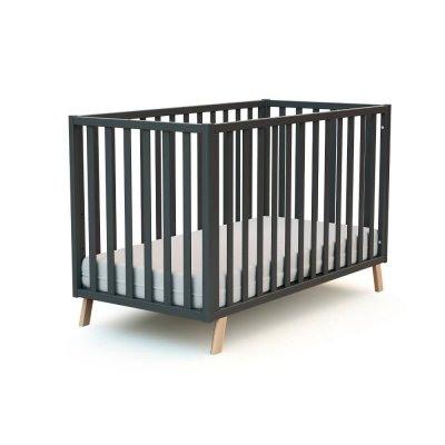 Lit évolutif confort gris graphite 60x120cm