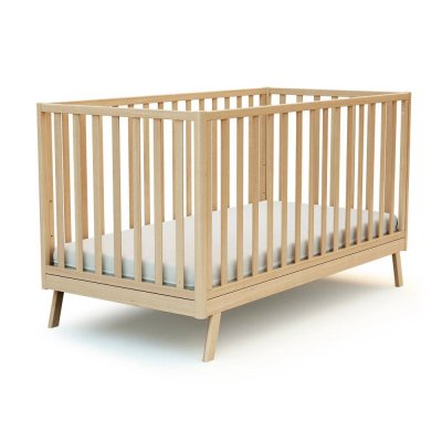 Lit évolutif confort hêtre verni 70x140cm