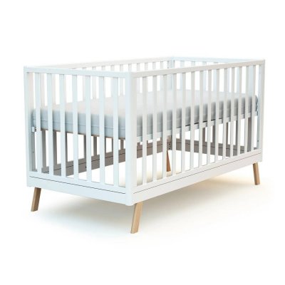 Lit évolutif confort 70x140cm blanc