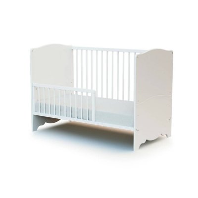 Barrière de lit bébé festive blanc 120cm