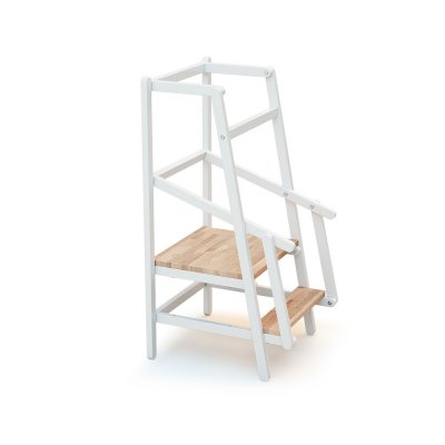 Tour d'apprentissage essentiel blanc et hêtre verni