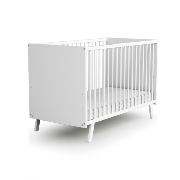 Chambre trio carnaval lit + armoire + meuble à langer blanc At4