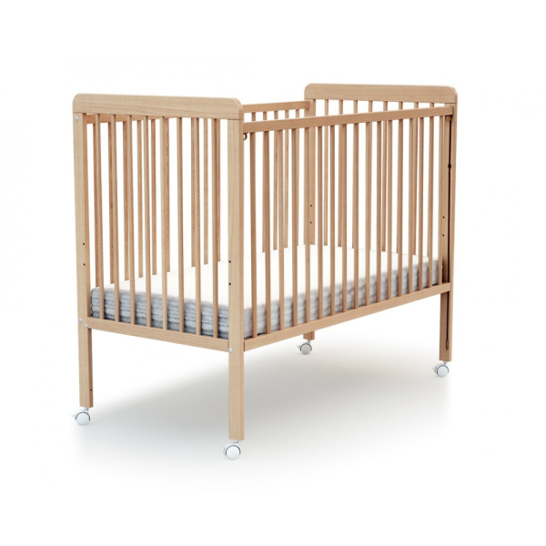 Lit enfant essentiel 60x120 cm hêtre avec matelas At4