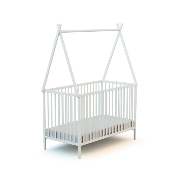 Lit bébé à barreaux tipi webaby 70 x 140 cm At4