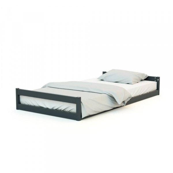 Lit évolutif confort 70x140cm graphite At4