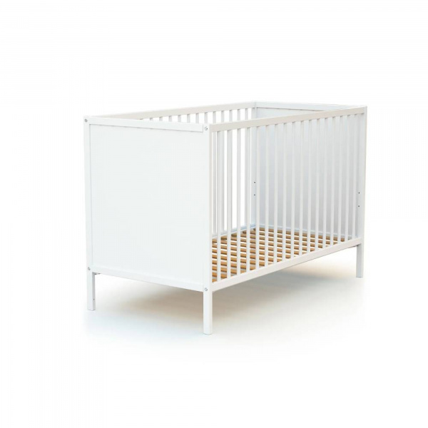 Lit bébé webaby à panneaux 60x120cm blanc At4