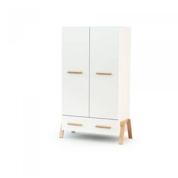 Armoire canaille blanc et hêtre At4