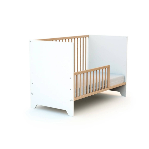 Barrière de lit bébé festive hêtre verni 120cm At4